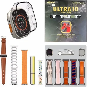 10 Kordonlu Ultra 10 Akıllı Saat Yüksek Çözünürlük Ekran Kaliteli Hoparlör Mikrofon 49 Mm