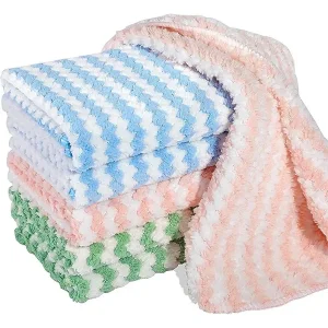 3 Adet Pofuduk Pamuklu Mutfak Bezi 28 x 28 Cm