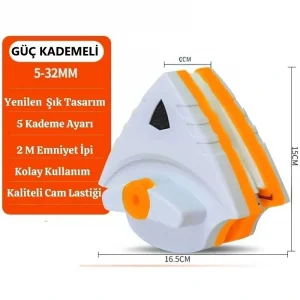 Ayarlı Tek ve Çift Cam Mıknatıslı Cam Sileceği
