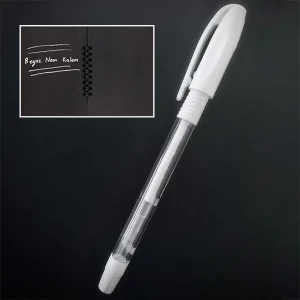 Beyaz Neon Jel Kalem Neon Tükenmez Kalem 1.0 Mm