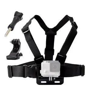 Cep Telefonu ve Aksiyon Kamerası Uyumlu Vlog Video Çekim Göğüs Kemeri