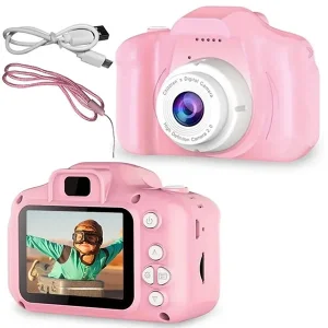 Cmr9 Çocuk Fotoğraf Makinesi 1080p Hd Pembe