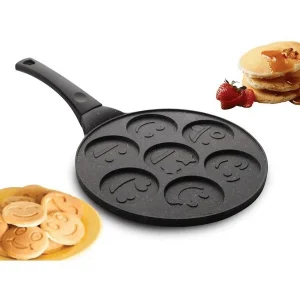 Gülen Yüz Emojili Pankek Tavası 28 Cm