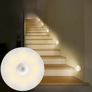 Hareket Sensörlü Usb Şarjlı Beyaz Led Işık Lamba