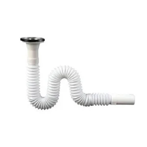 Körüklü Lavabo Sifonu Gırtlak Boru 130 Cm