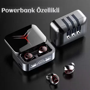 M88 Plus Powerbanklı Bluetooth Kulaklık HD Ses
