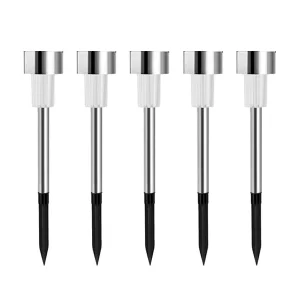 Metal Gövdeli Solar Güneş Enerjili Bahçe Lambası Saplamalı 5 Li