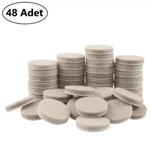 Mobilya Altı Zemin Koruyucu 20 mm Yuvarlak Keçe