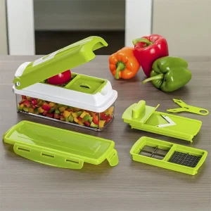 Nicer Dicer Plus 14 Parça Pratik Sebze Meyve Doğrayıcı Rende Dilimleyici
