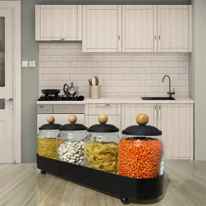 Werony Metal Kapaklı 4 Lü Baharat Takımı