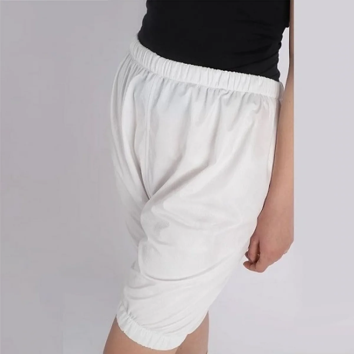 %100 Pamuk Yıkanabilir Paçalı Hasta Külodu Lastikli XL