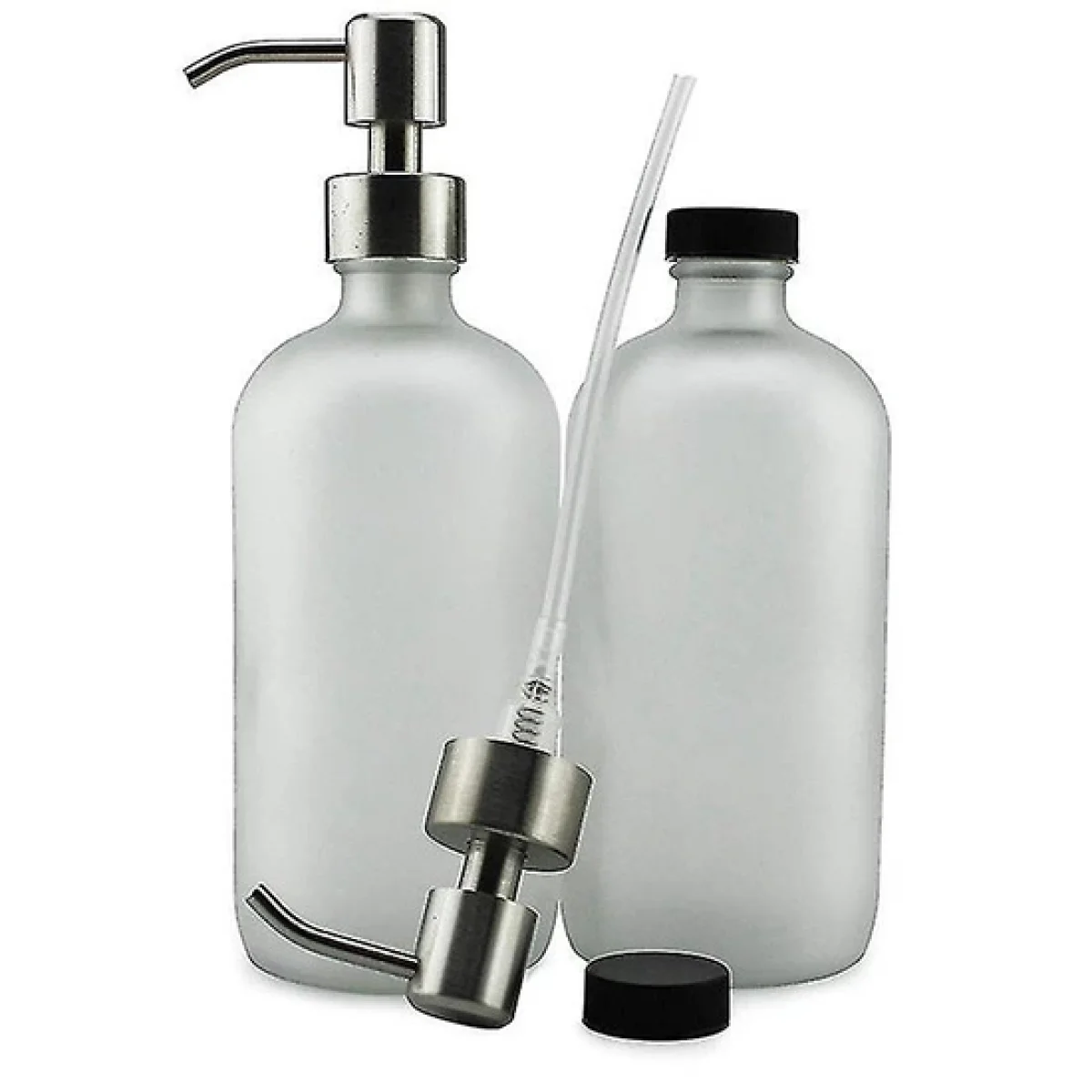 1 Adet Sıvı Sabunluk Yedek Pompası Gümüş Renk