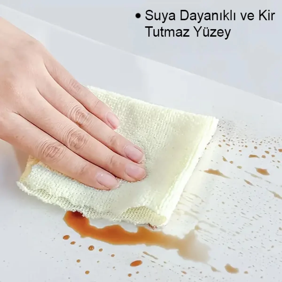 10 Adet Beyaz Mermer Desenli Alüminyum Duvar Köpük Sticker 30 x 30 Cm