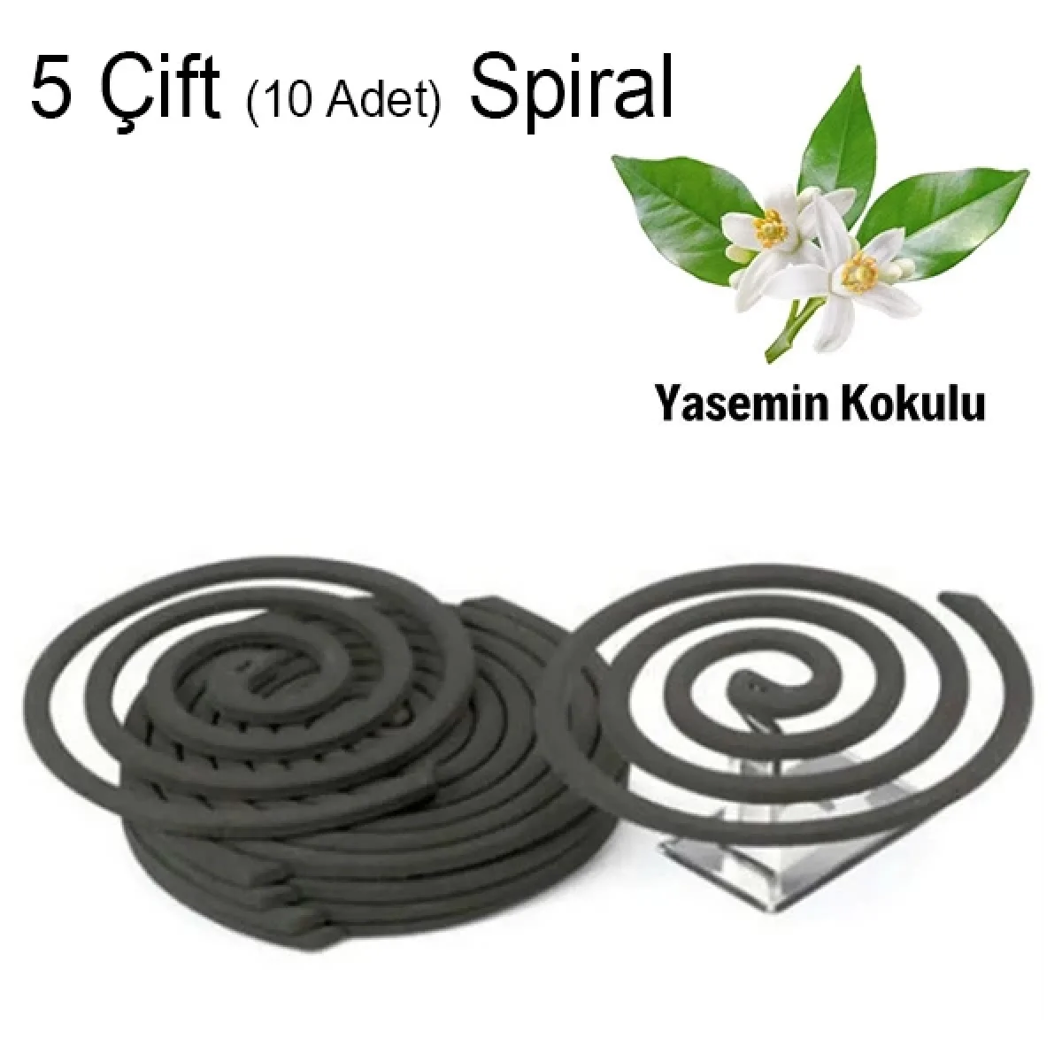 10 Adet Spiral Sinek ve Haşere Kovucu Yasemin Kokulu