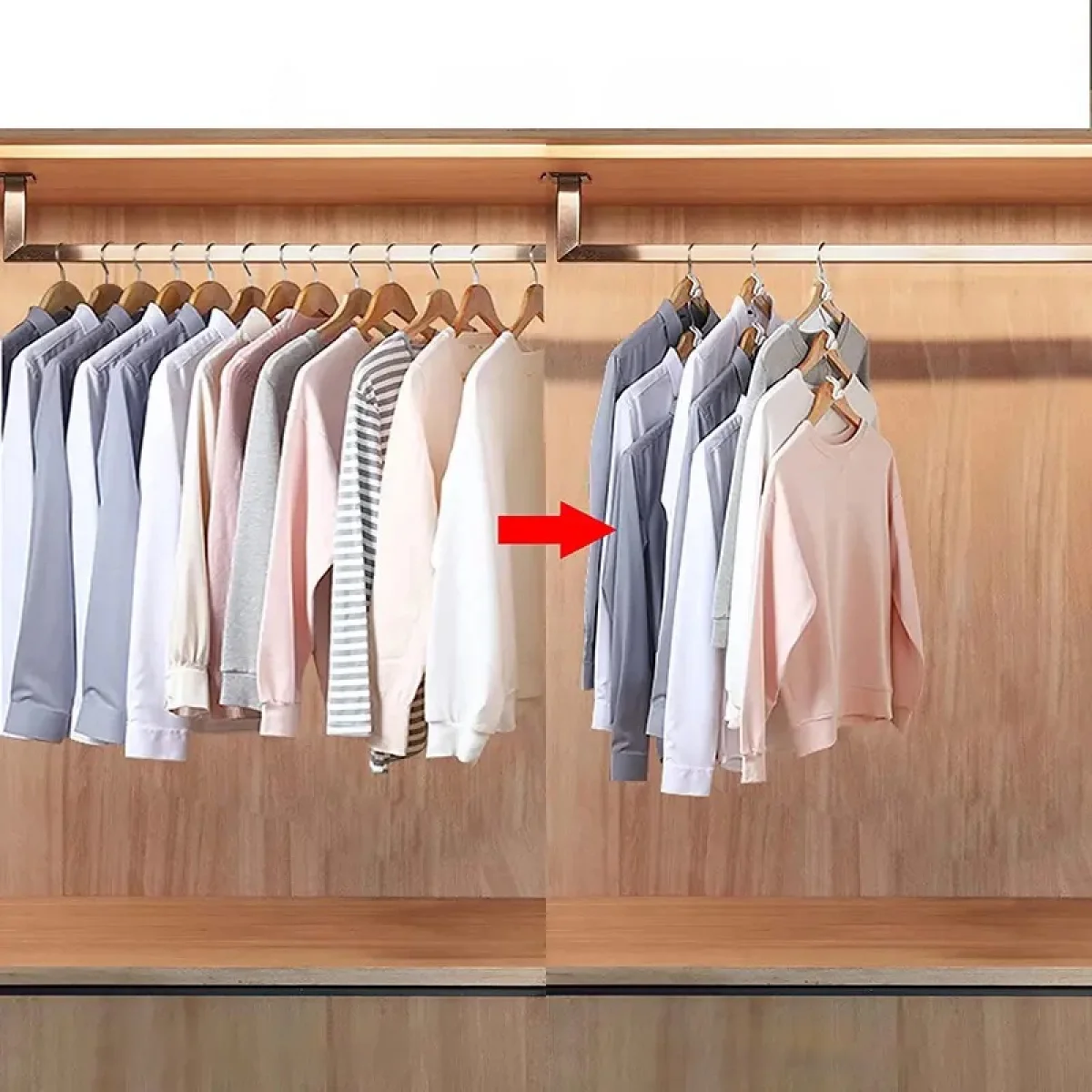 10 Lu Askı Çoğaltıcı Klips Askı Çoğaltma Aparatı