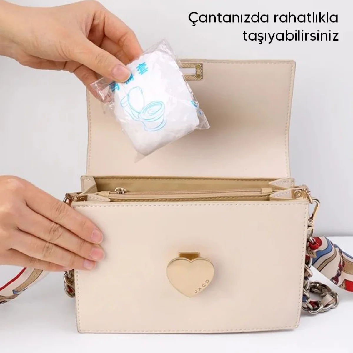 10 Lu Hijyenik Klozet Örtüsü Lastikli Kılıf