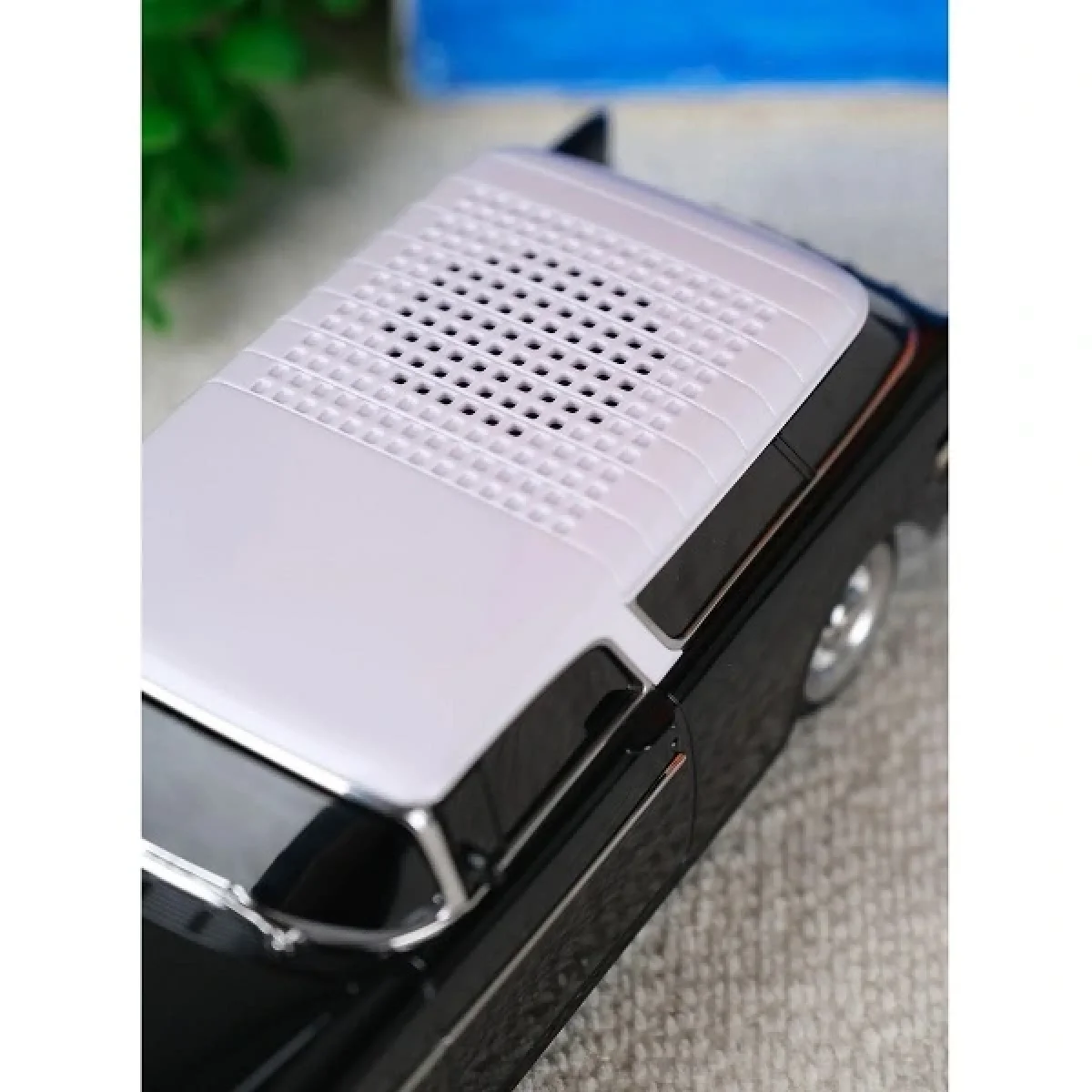 1955 Model Klasik Araba Bluetooth Hoparlör Speaker 10 Watt Fm Radyo Sd Kart USB Siyah