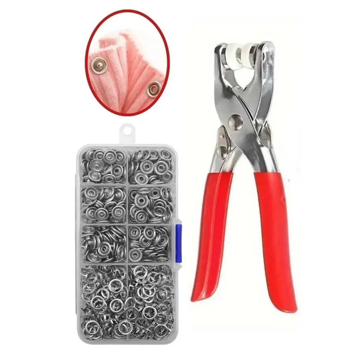 200 Lü Çıt Çıt Pense Seti Metal Çıt Çıt Makinesi