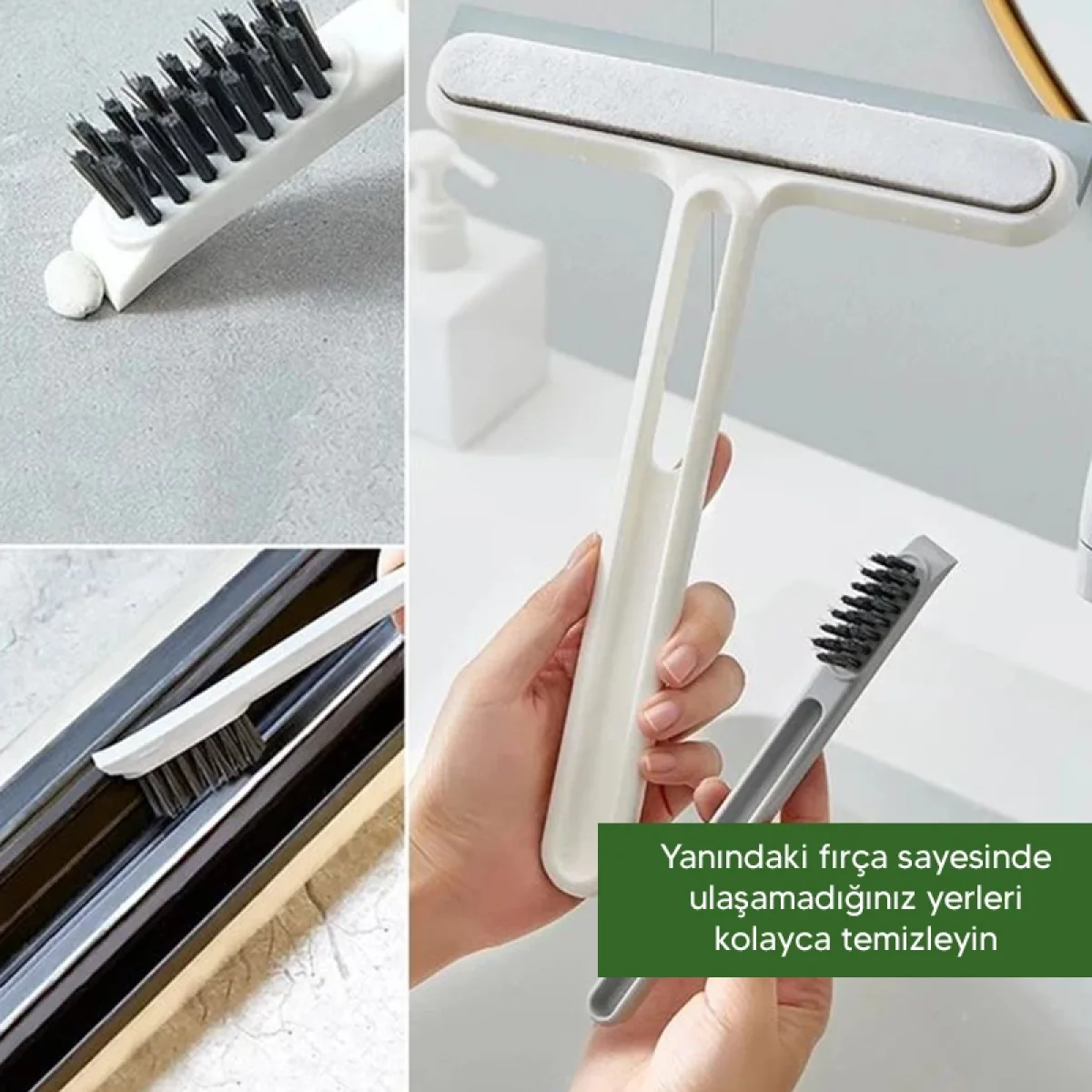 3 In 1 Cam Silme ve Pencere Temizleme Aparatı