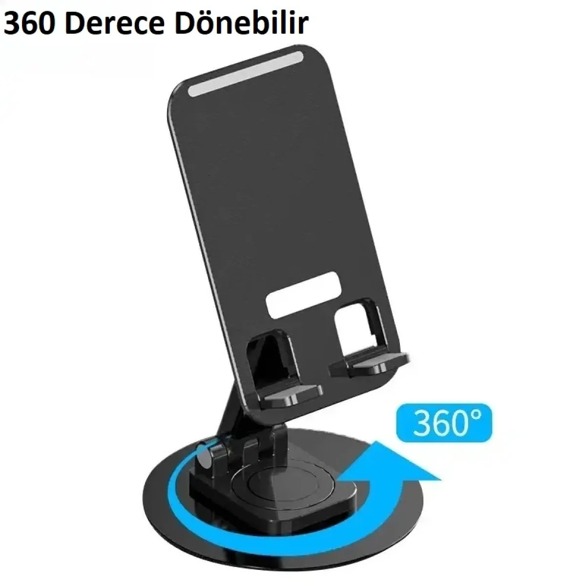 360 Derece Dönebilen Masaüstü Telefon Tutucu