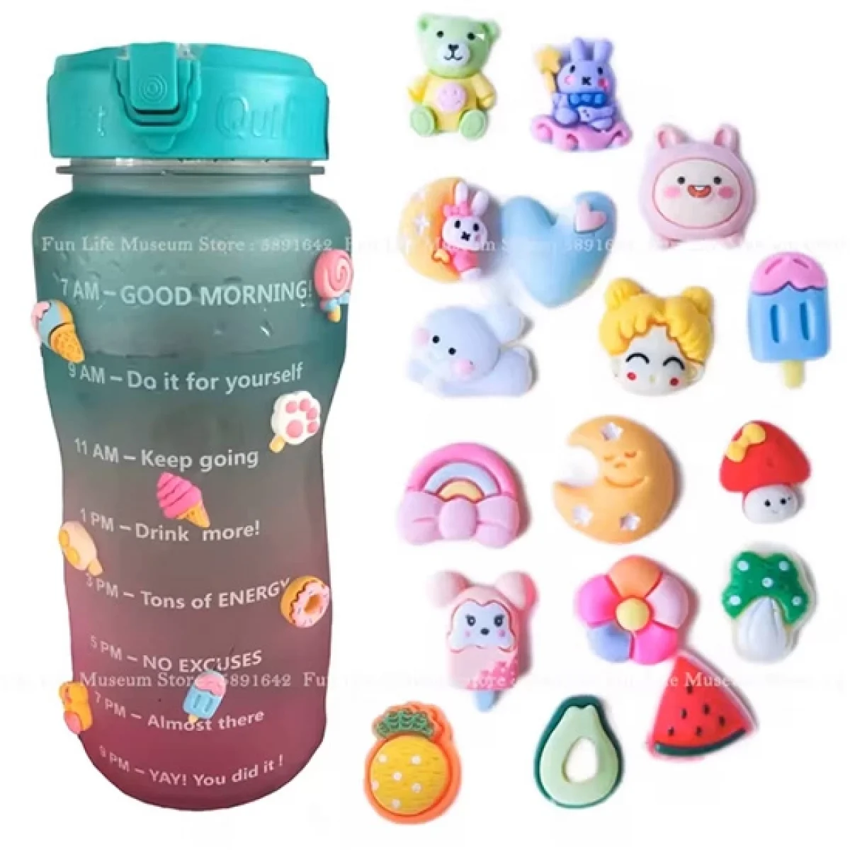 4 Adet 3D Matara Sticker Karışık Model