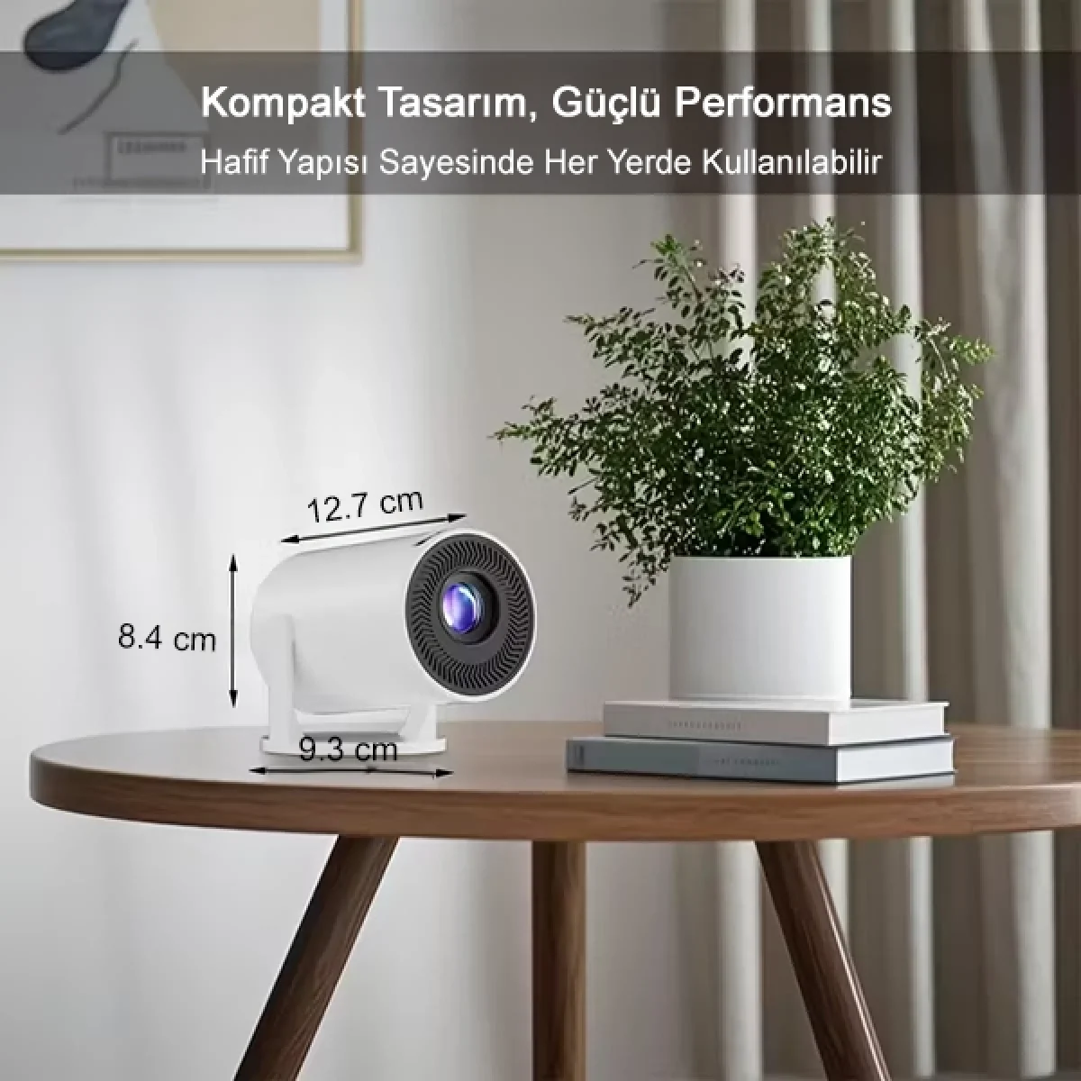 4K 1080P Taşınabilir Sinema Projektörü Ev Sineması Bluetooth Android Projeksiyon Cihazı