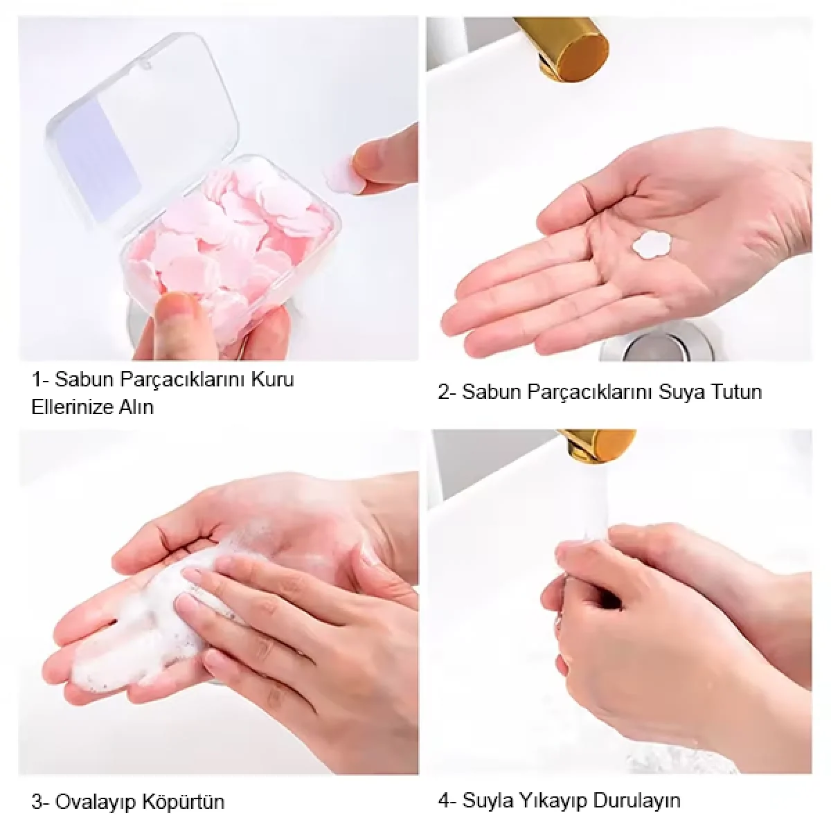 5 Kutu Sihirli Sabun Kokulu Çiçek Model 500 Parça Kamp Çocuk Dış Mekan Sabunu