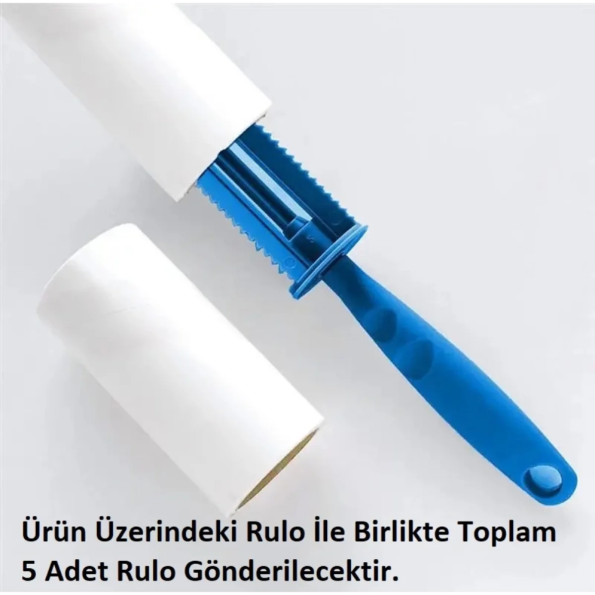 5 Yedekli Tüy Toz Alma Rulosu