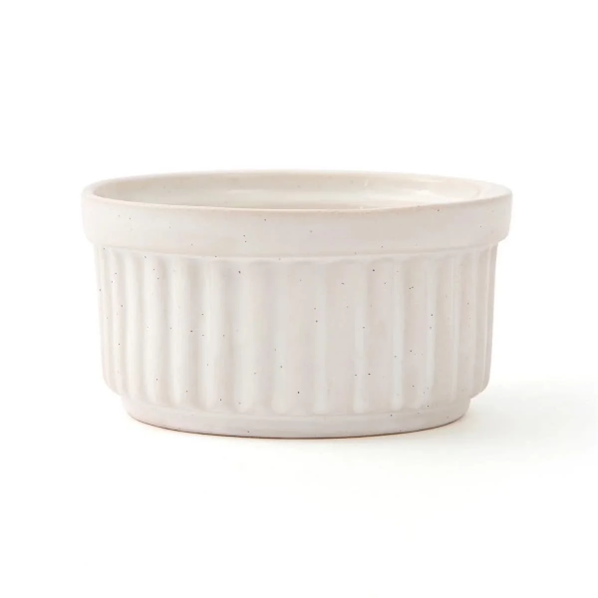 6 Lı Krem Renk Sufle Fırın Kabı