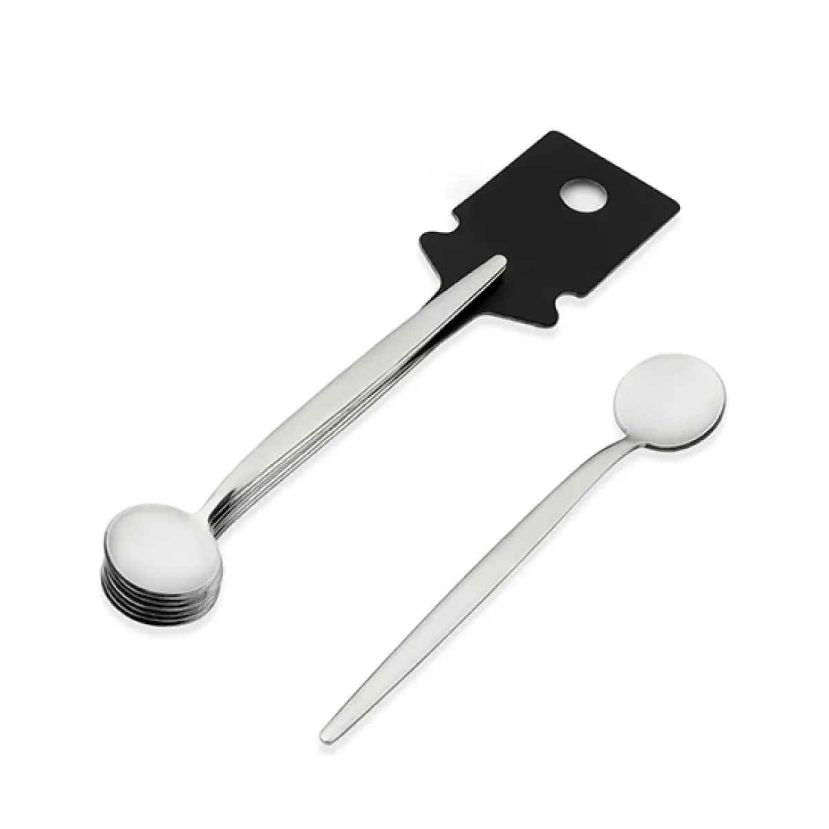 6 Lı Lizbon Yuvarlak Çay Kaşığı Gümüş