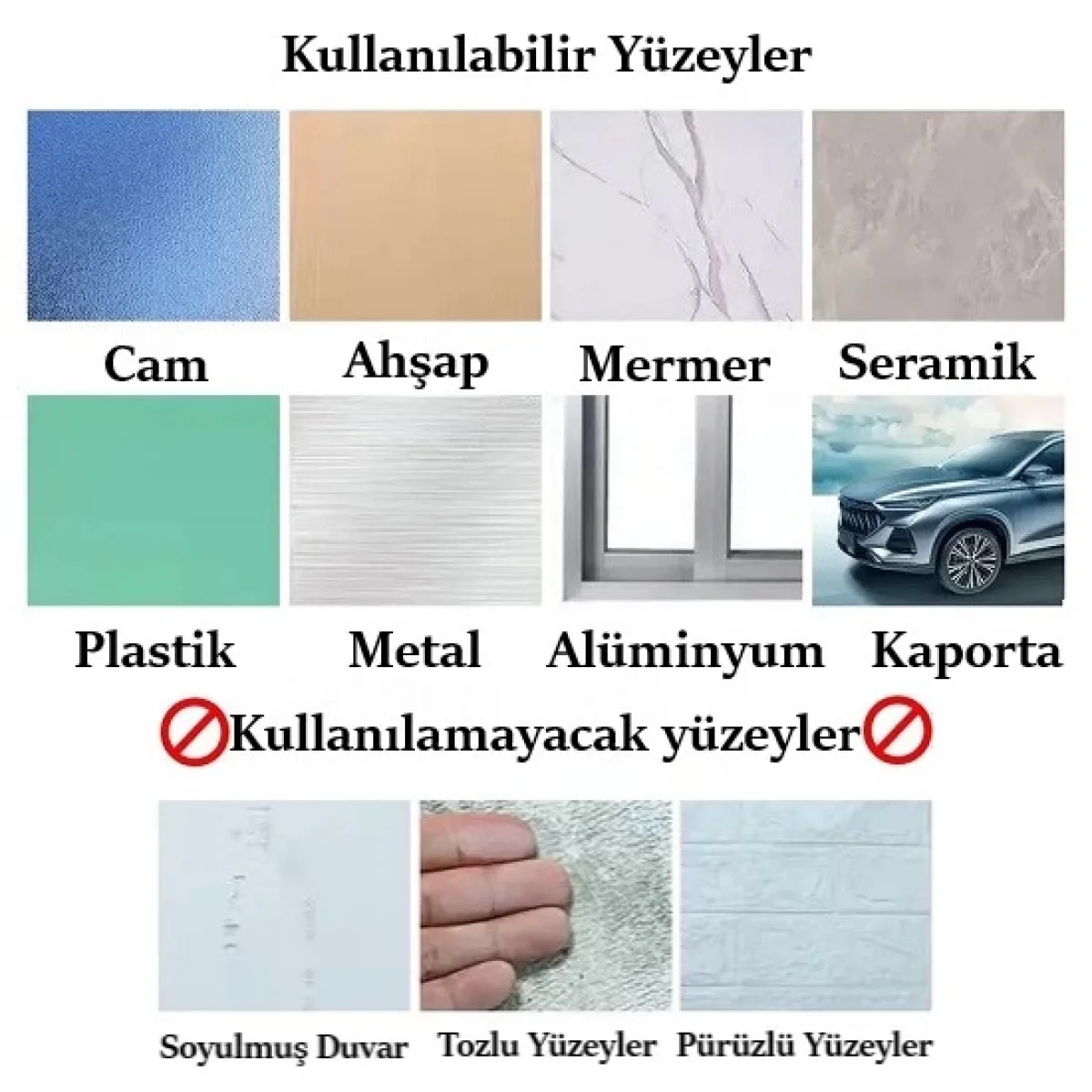 60 Parça Çok Amaçlı Çift Taraflı Bant 1 x 4 Cm