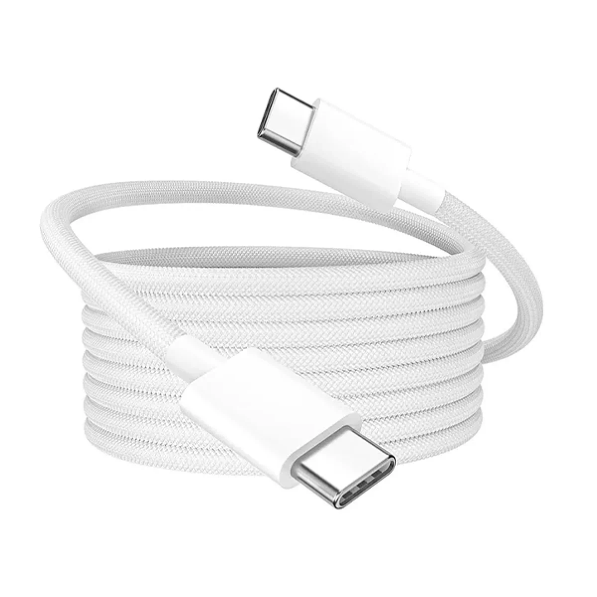 60W Destekli Iphone Samsung Xiaomi Oppo Uyumlu Type C To Type C Hızlı Şarj Kablosu 1 Mt