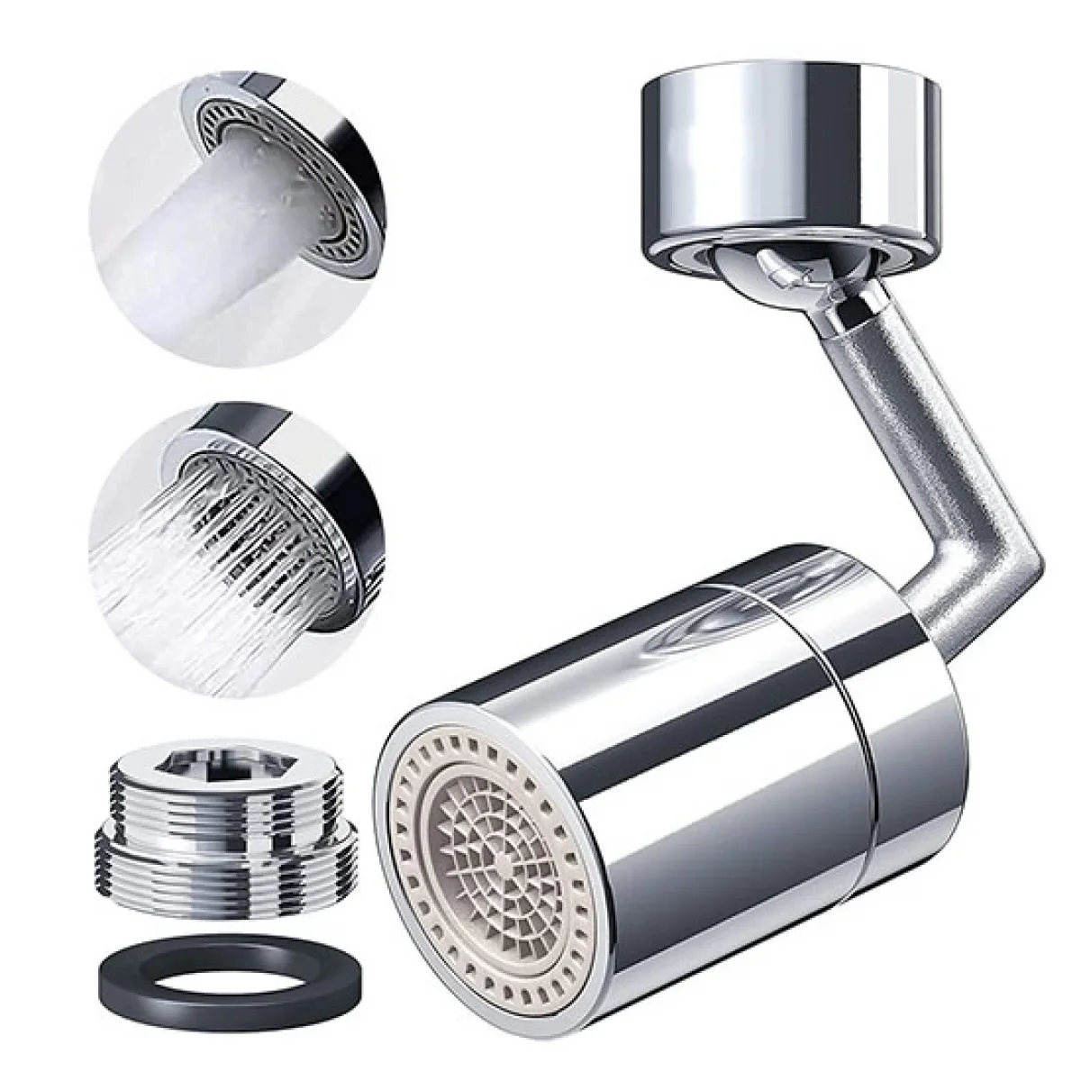 720 Derece Dönebilen 4 Filtreli Musluk Başlığı