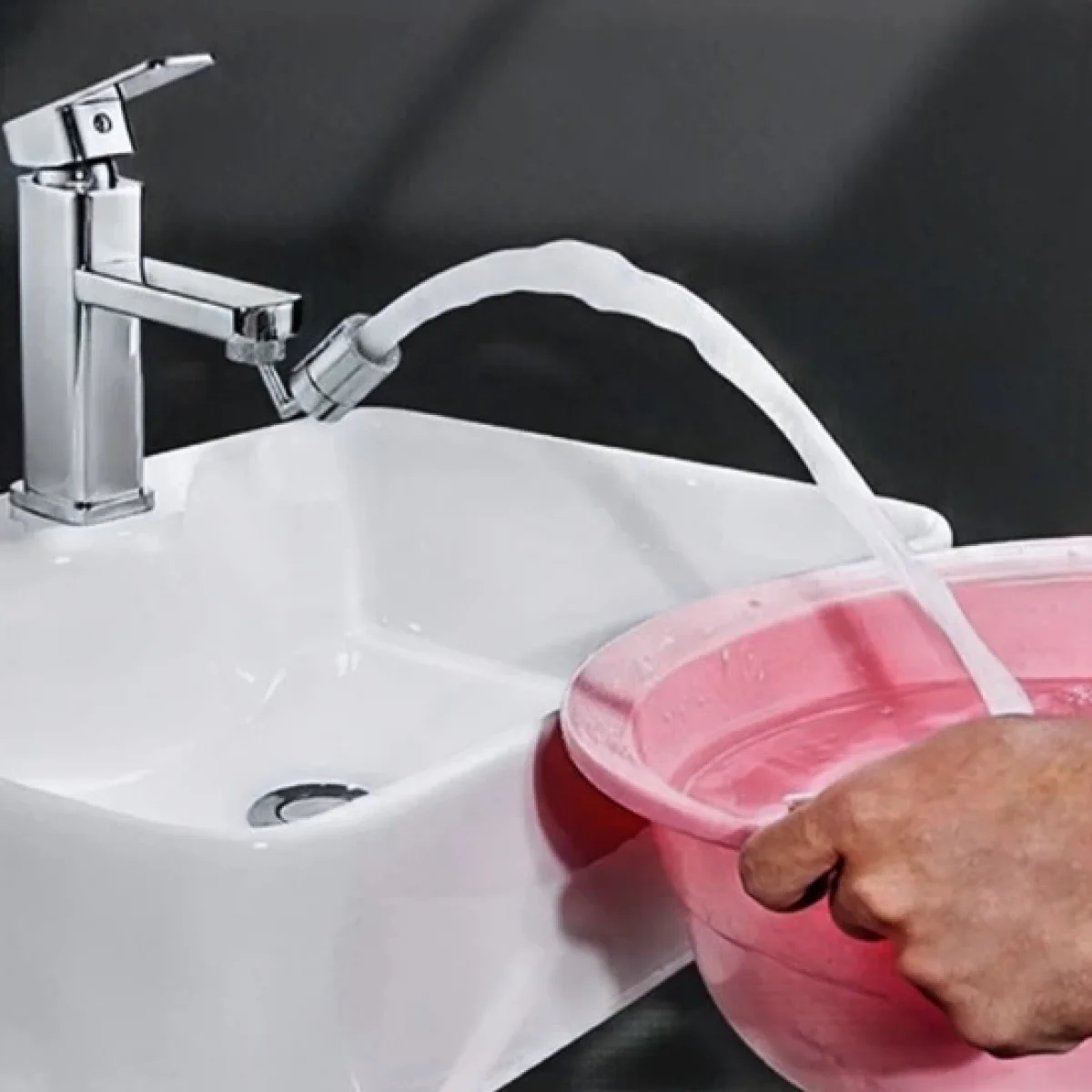 720 Derece Dönebilen 4 Filtreli Musluk Başlığı