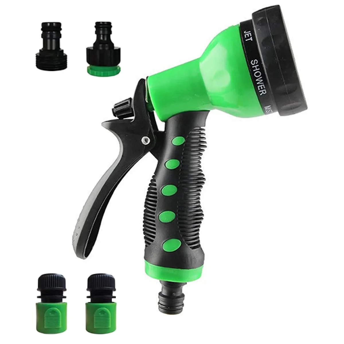 8 Fonksiyonlu 5 Parça Sulama Tabancası Seti Hortum Ucu Bahçe Sulama Seti