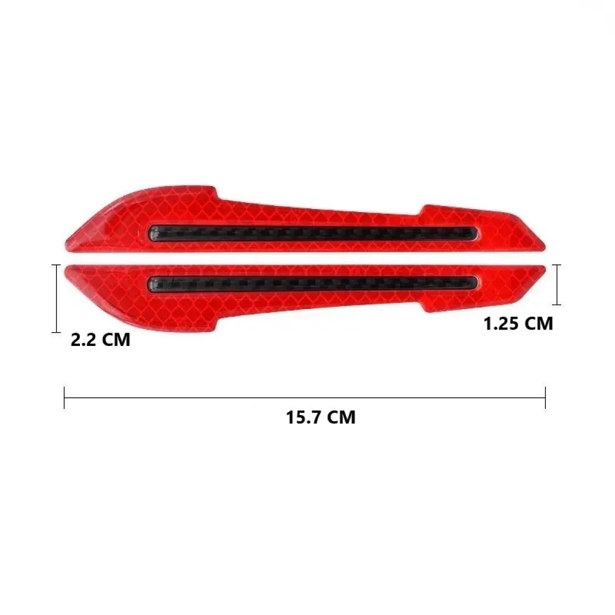 Araba Ayna Çarpma Koruyucu Reflektif Şerit Kırmızı