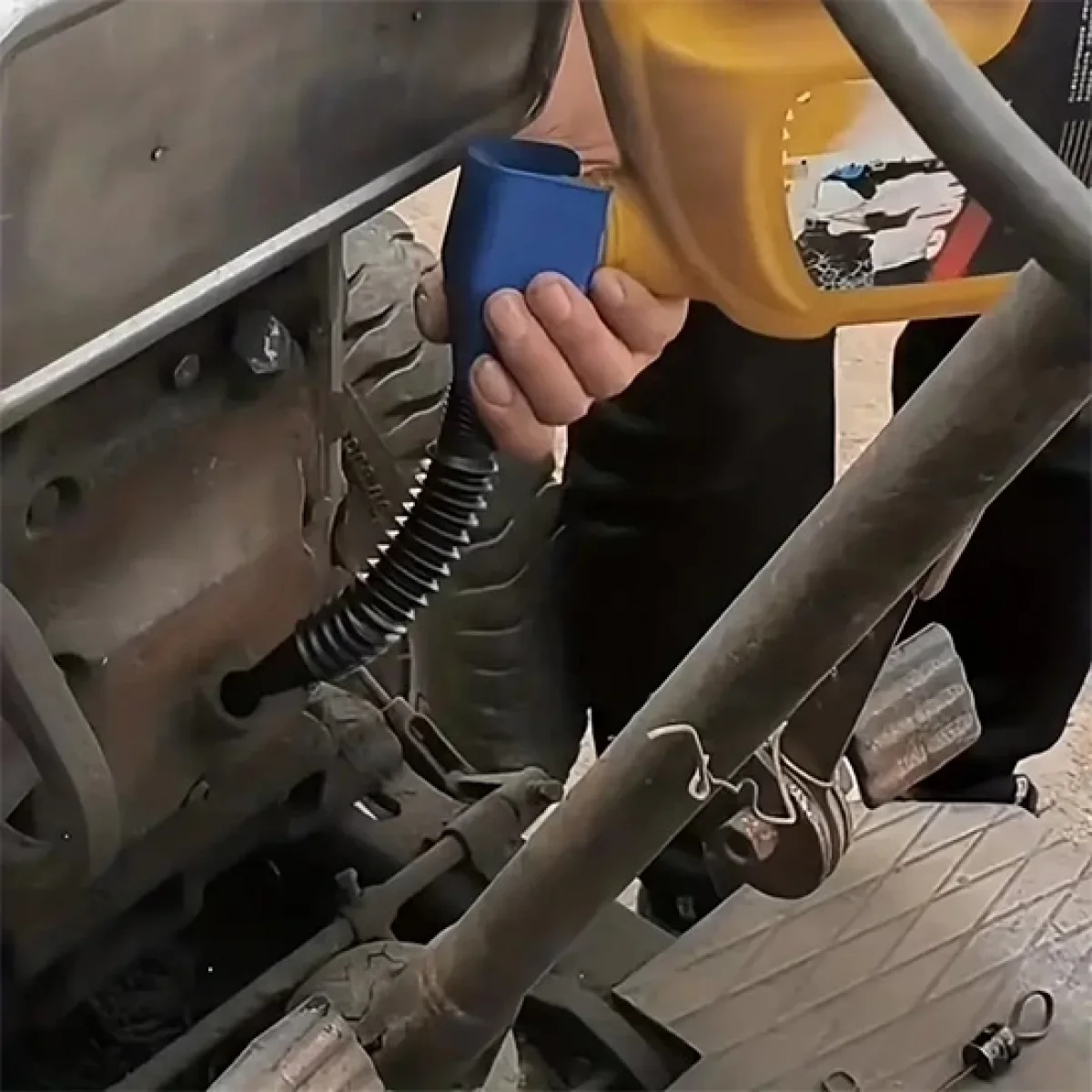 Araba Motorsiklet İçin Katlanabilir Yağ Hunisi