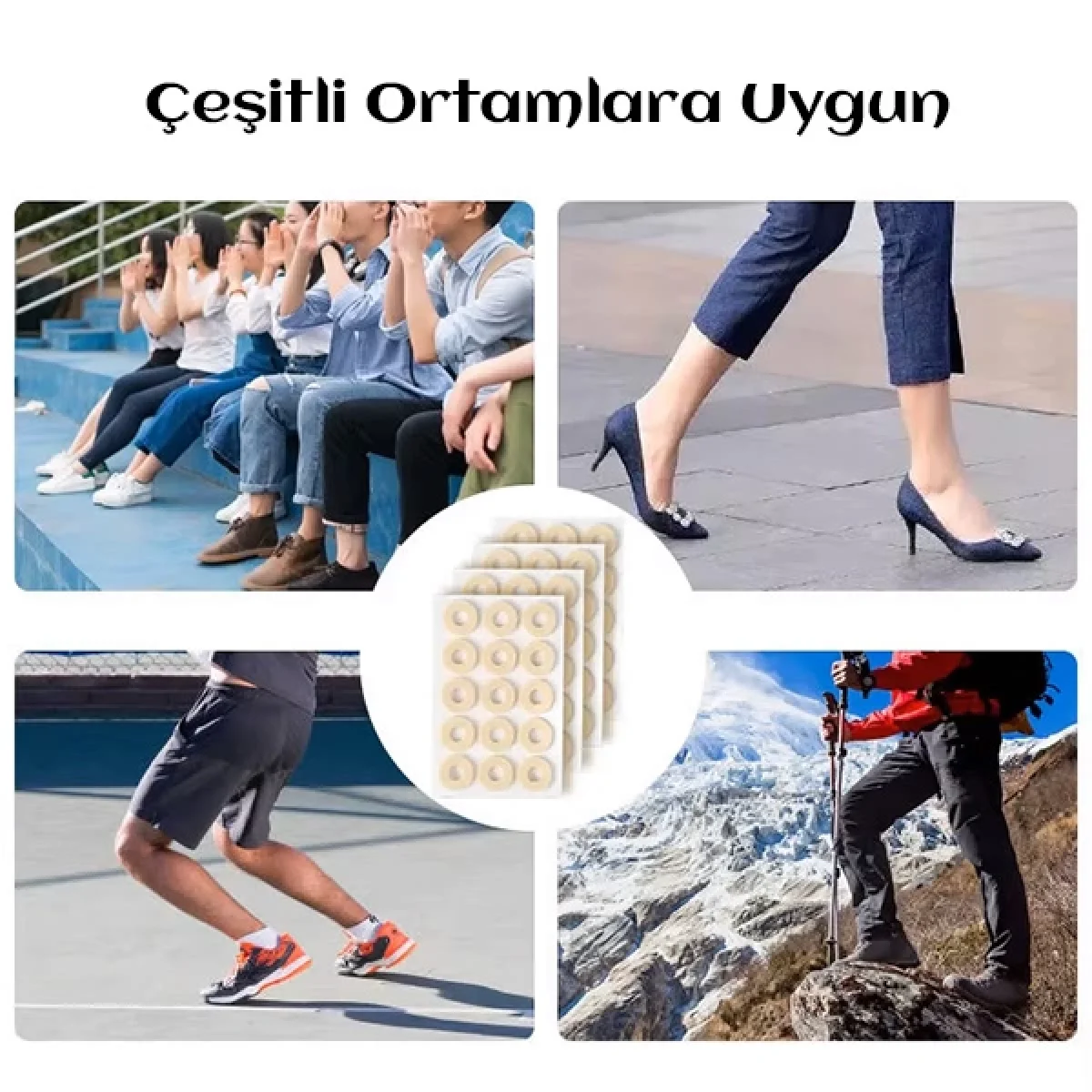 Ayak Nokta Nasır Pedi Sünger Yastık 15 Adet