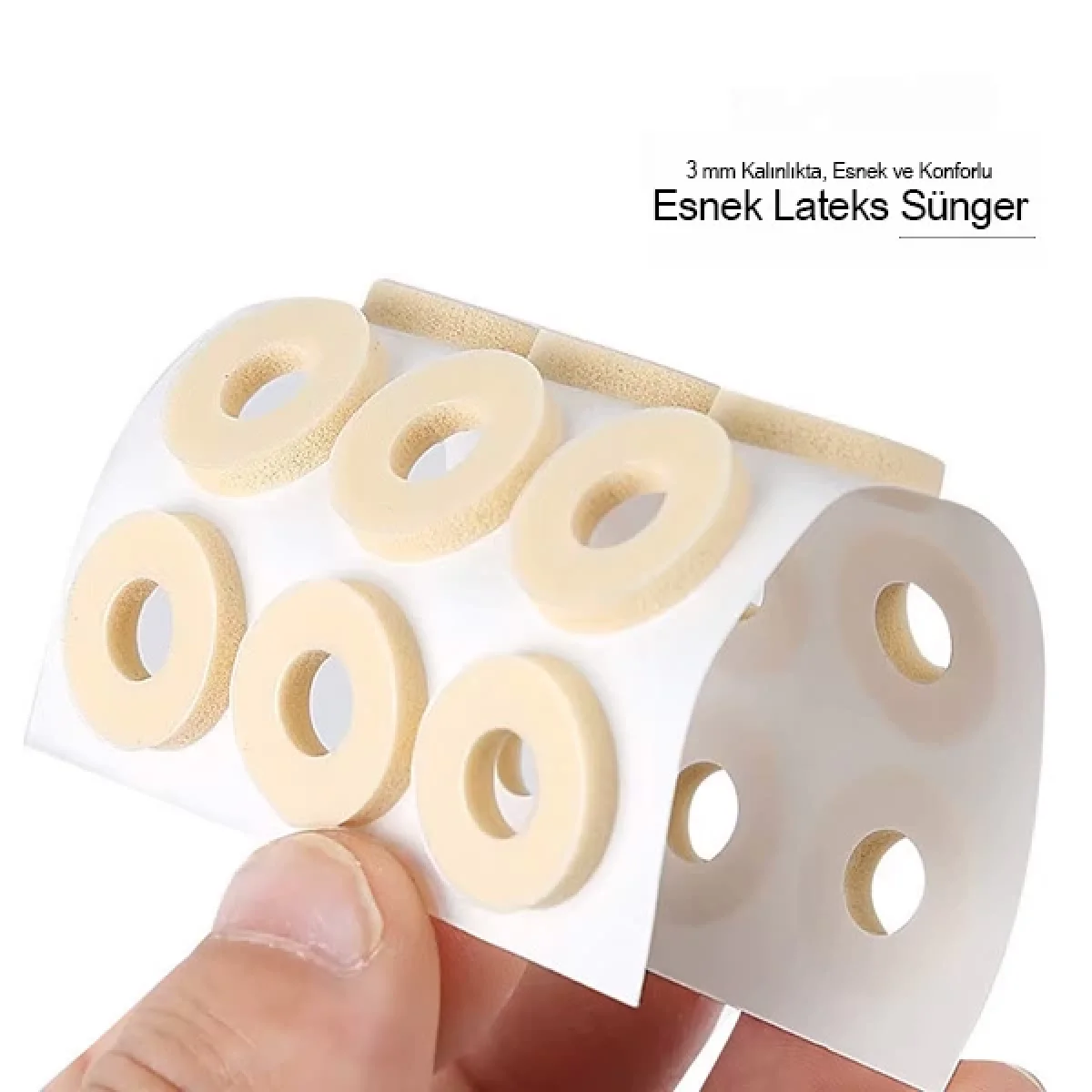 Ayak Nokta Nasır Pedi Sünger Yastık 15 Adet