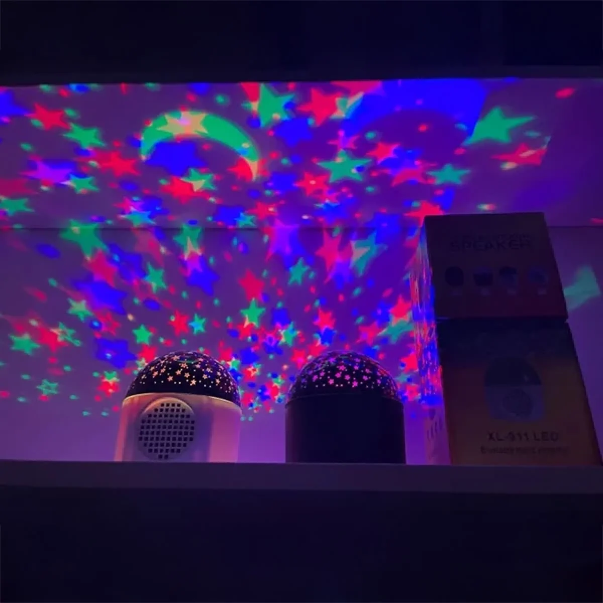 Bluetooth Hoparlör Yıldız Yansıtma Gece Lambası