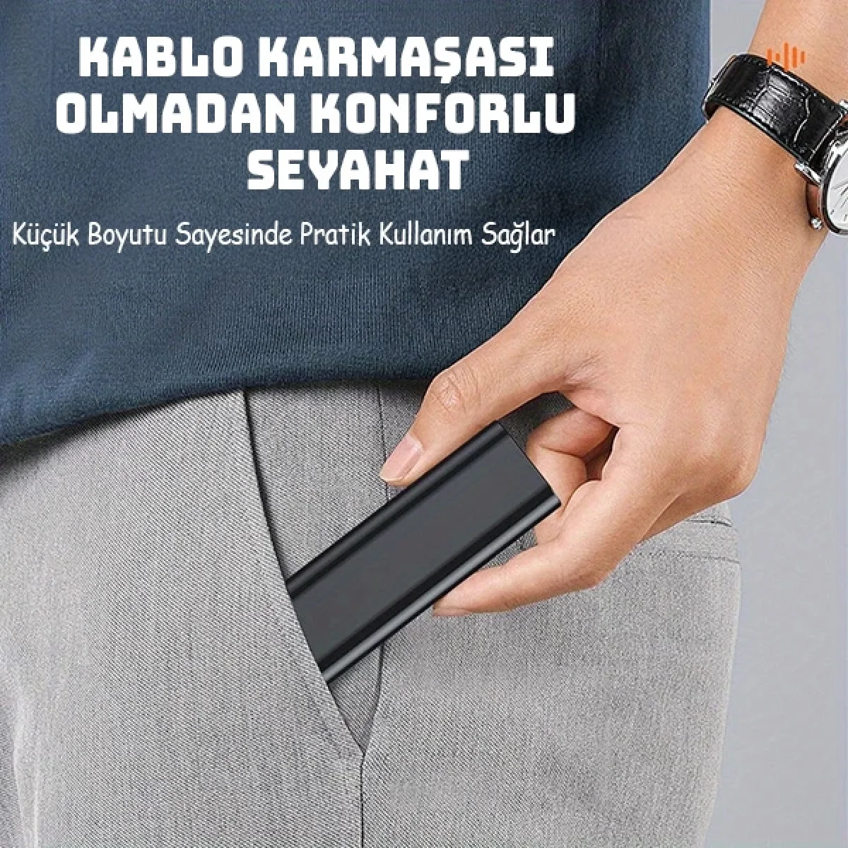 Cep Tipi 60w Bas Aç Type-C İphone Micro Usb Hızlı Şarj Kablo Seti