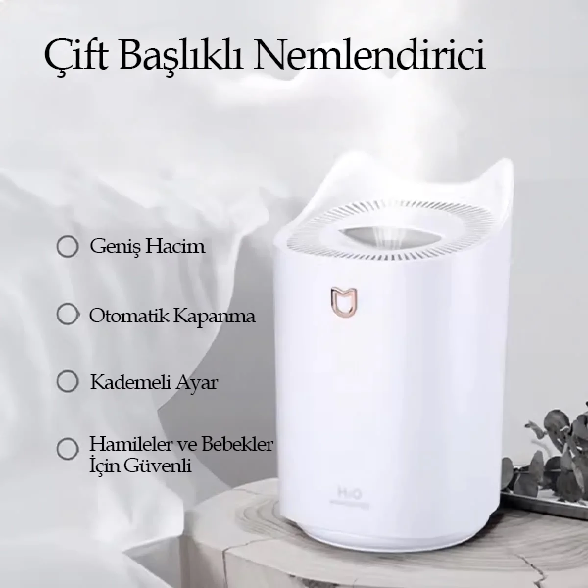 Çift Sprey Buhar Aroma Makinesi Hava Nemlendirici