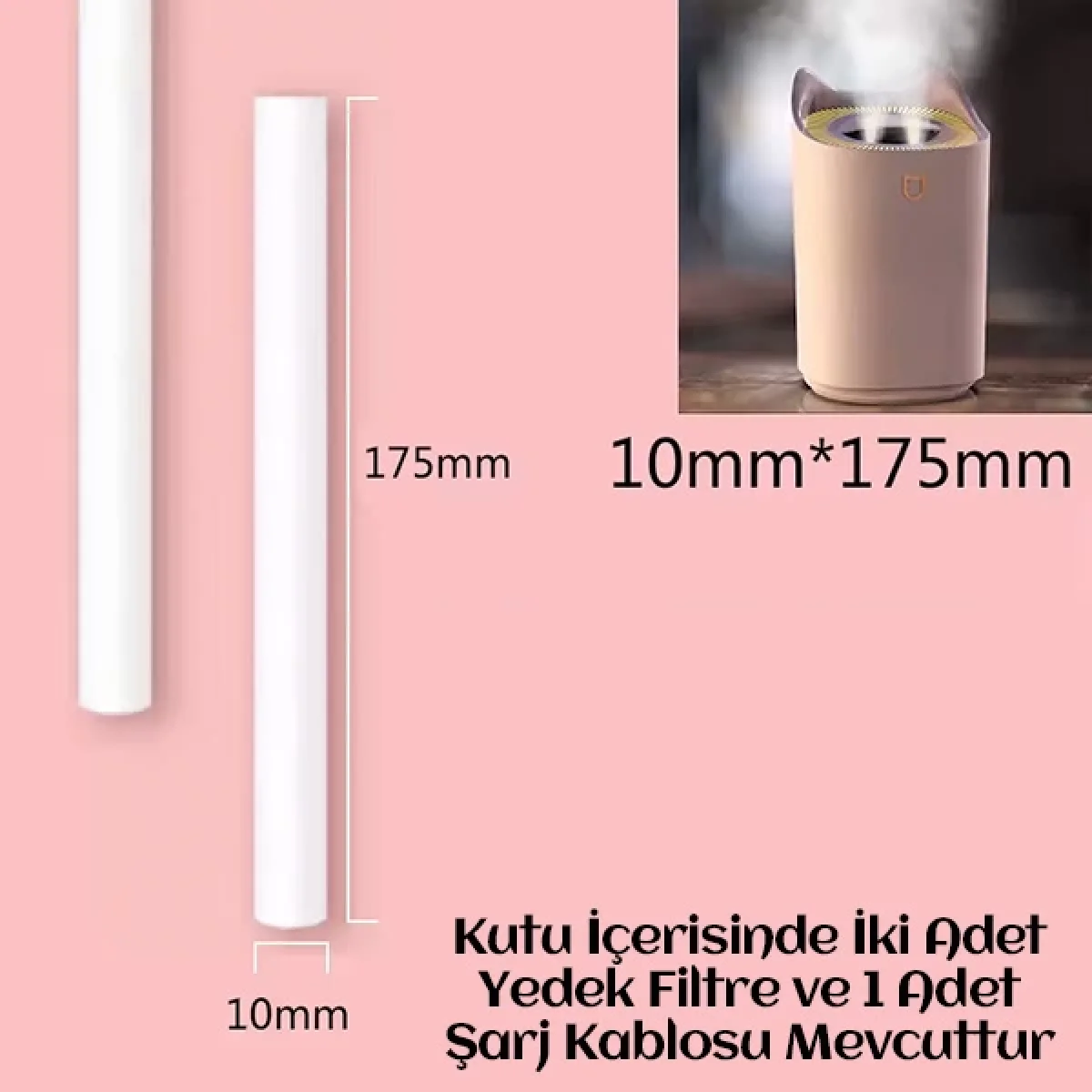 Çift Sprey Buhar Aroma Makinesi Hava Nemlendirici