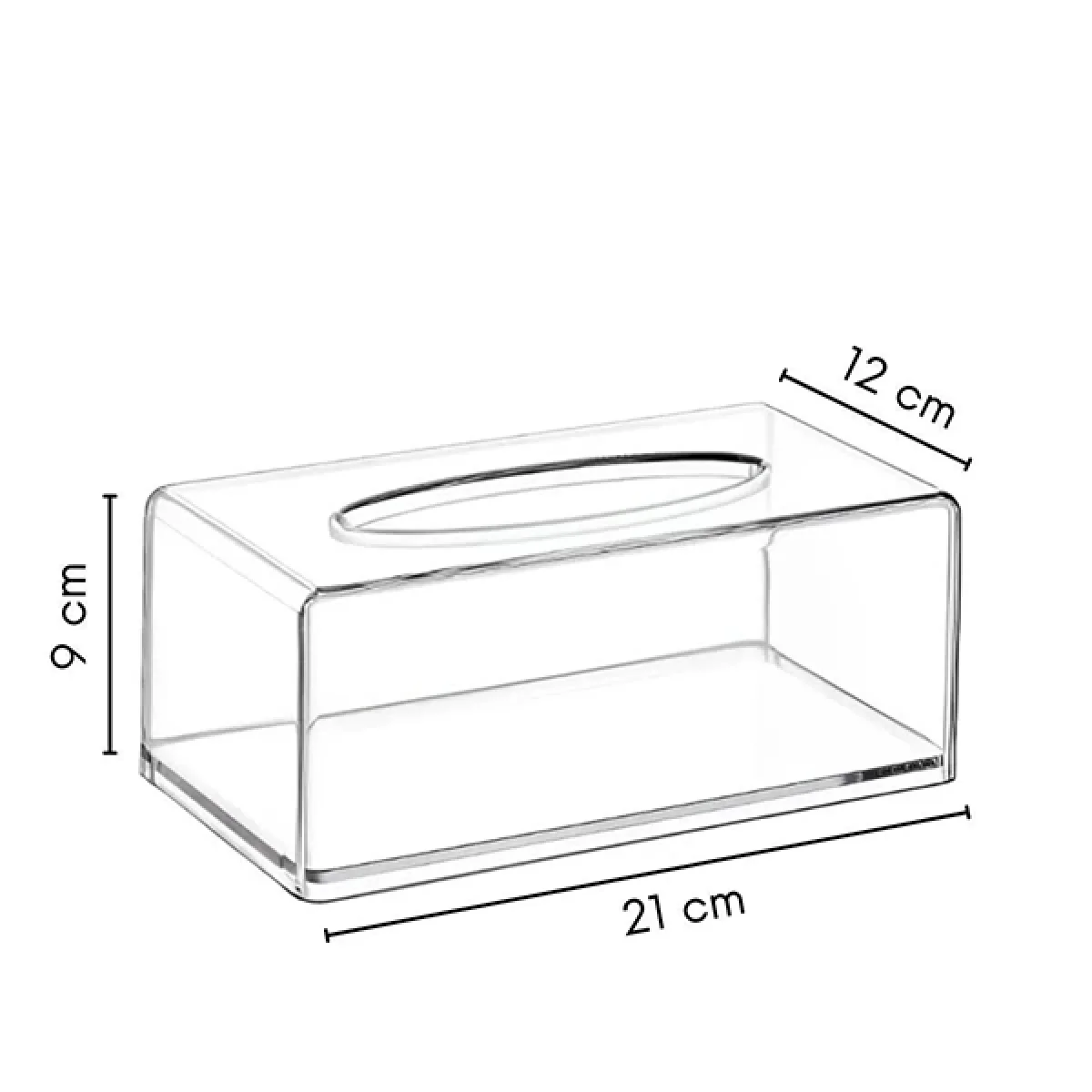 Clear Peçete Organizeri Şeffaf Peçetelik