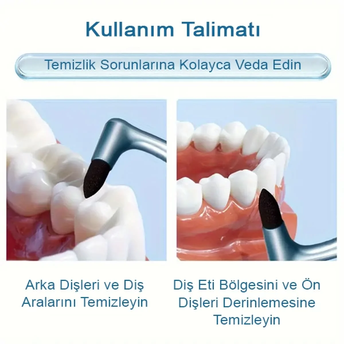 Diş Lekesi Temizleme Fırçası ve Diş Taşını Giderirci Fırça