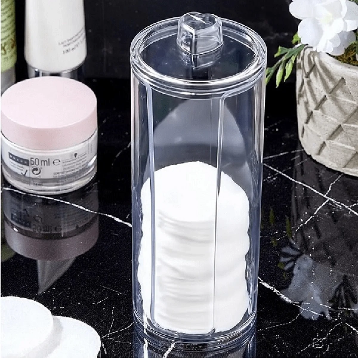 Disk Pamukluk Organizeri Makyaj Pamuk Kutusu