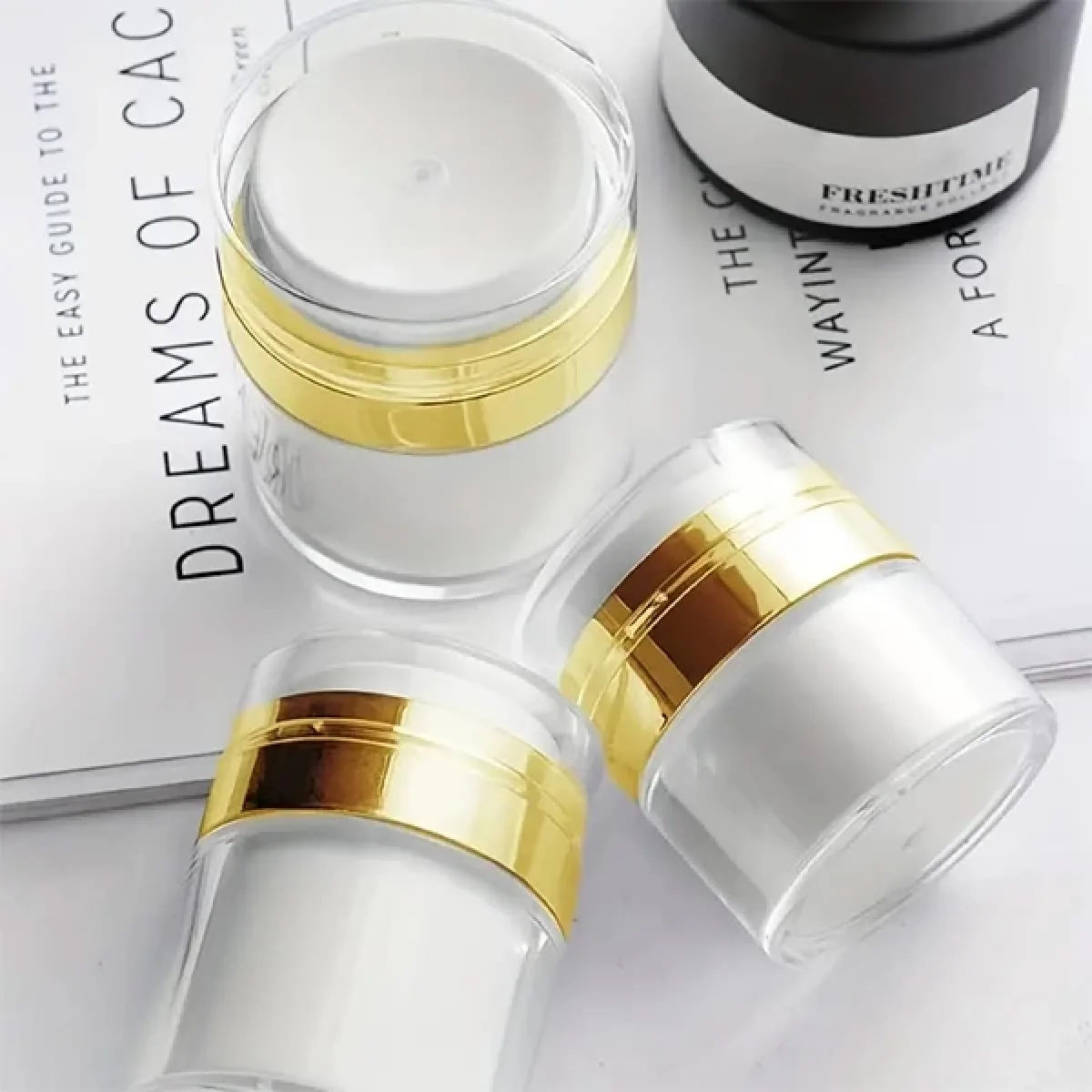 Doldurulabilir Vakumlu Pompalı Krem Fondoten Sıvı Kozmetik Şişesi