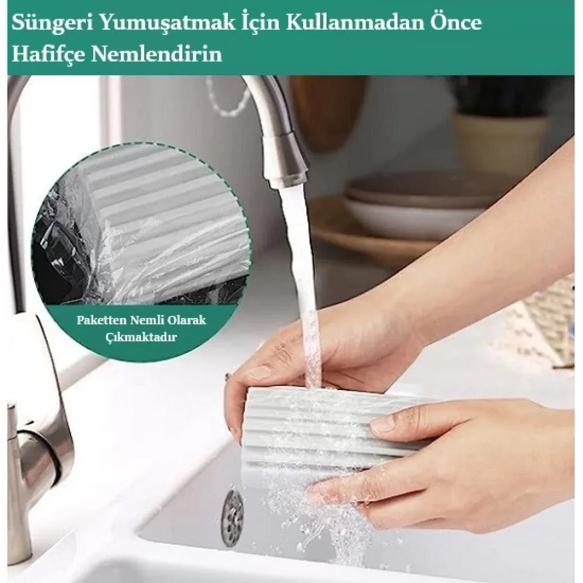 Duster Nemli Toz Alma ve Silme Süngeri