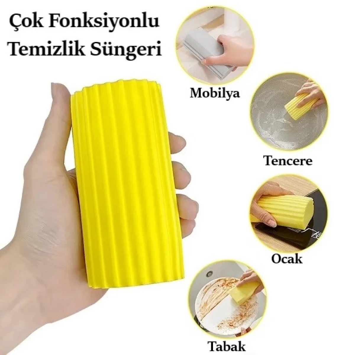 Duster Nemli Toz Alma ve Silme Süngeri