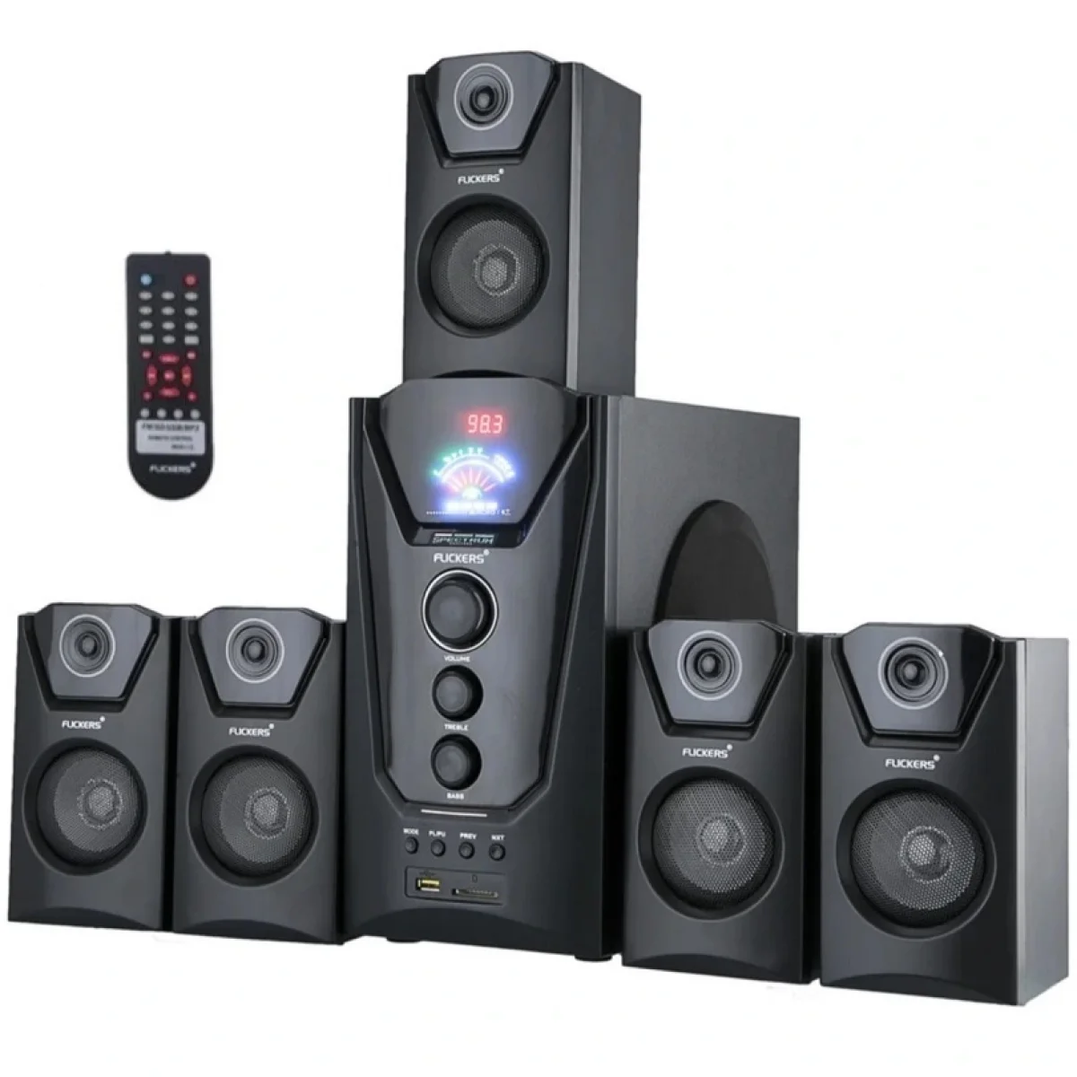 DVS-1000 Forland 5+1 Usb SD Fm Radyo Bluetooth Hoparlör Multimedia Güçlü Ses Sistemi